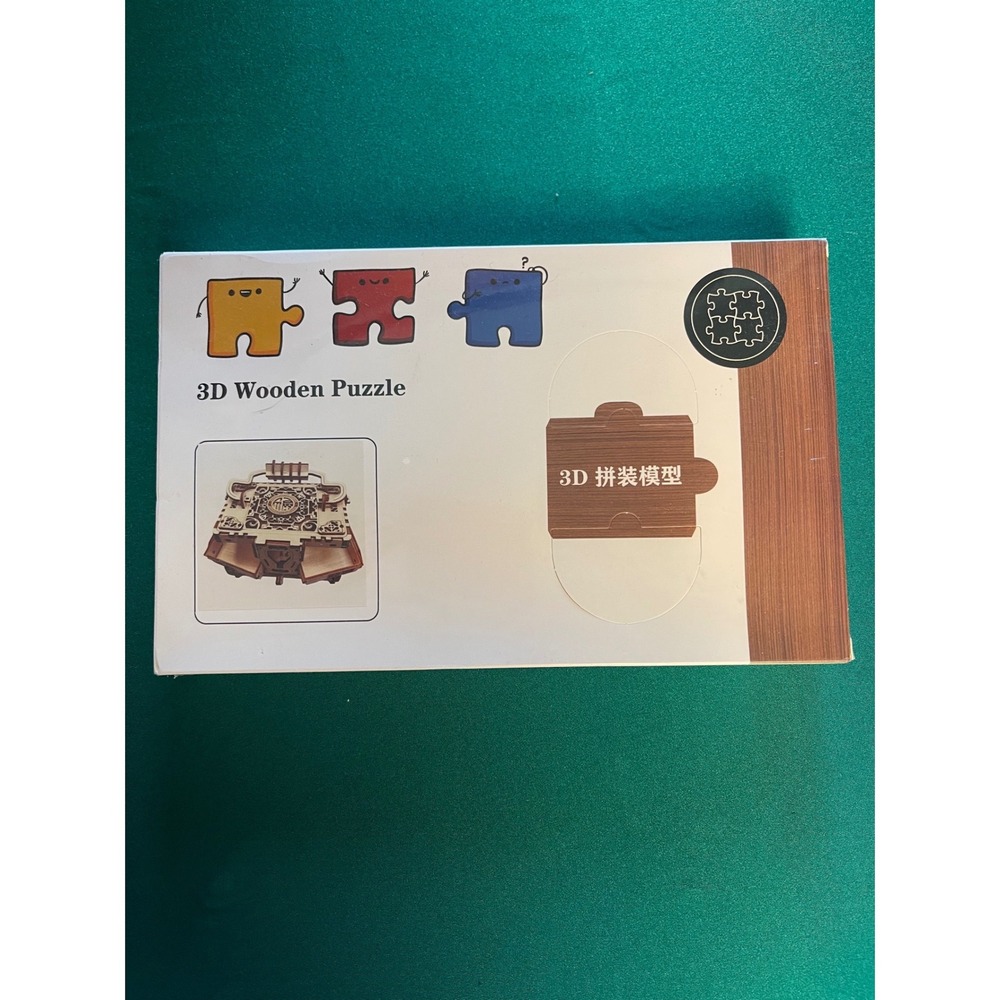3D Wooden Puzzle DIY Mechanical Model Kit Patchwork Toy Brain Teaser New